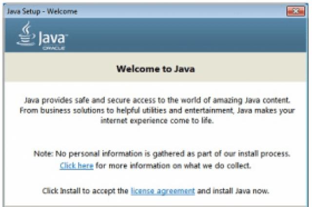 Organization of the Java security system and Java updates for a 32-bit system