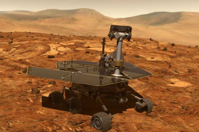 Spirit rover.  Mars rover Spirit.  Vylepšená komprese dat