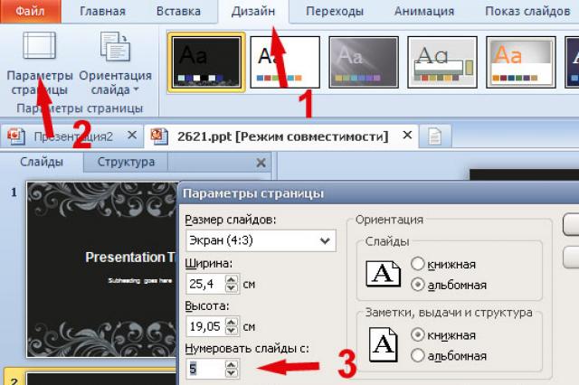 Making elegant numbering in a presentation How to change the numbering of slides in powerpoint