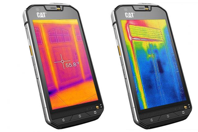 CAT S60: rugged smartphone with thermal imaging from construction equipment manufacturer Caterpillar Reliability in extreme situations